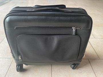 TUMI Pilotina Trolley in pelle con ruote