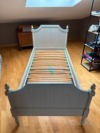 Letto artigianale in stile provenzale - singolo