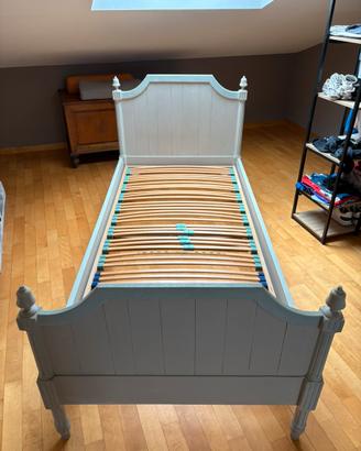 Letto artigianale in stile provenzale - singolo