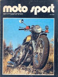 rivista MOTO SPORT numero 1 anno 1972