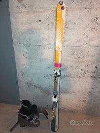 sci alpinismo dynafit+ attachi +pelli + scarponi