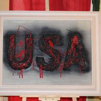 UGO CARREGA SMALTI E APPLICAZIONI SU TAVOLA 60X80