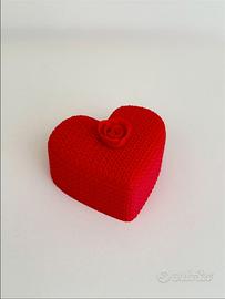 Scatola Porta Anello a Cuore