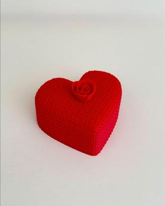 Scatola Porta Anello a Cuore