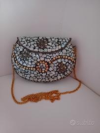 Borsetta gioiello vintage Nepal + Bangle omaggio