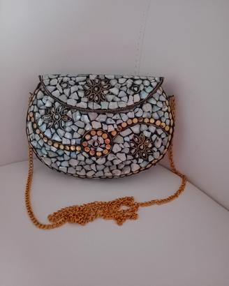 Borsetta gioiello vintage Nepal + Bangle omaggio