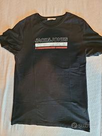 Maglietta Jack&Jones Nera Uomo Taglia L