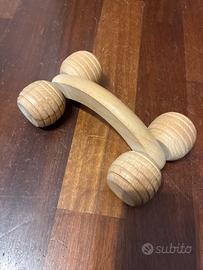 Massaggio con rulli in legno