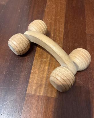 Massaggio con rulli in legno