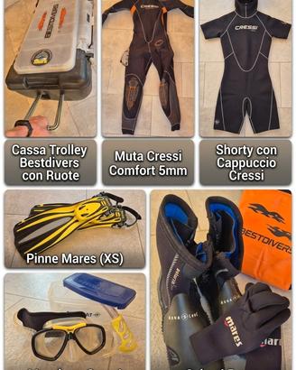 Attrezzatura Sub Completa