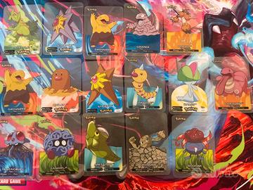 Pokemon Lamin Cards Vintage anni 2000 ita