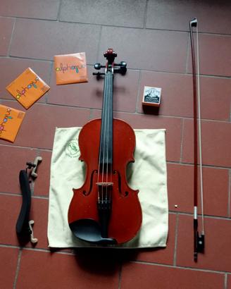 Violino 4/4 con accessori e custodia 