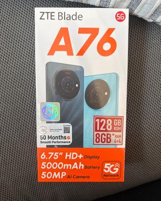 ZTE BLADE A76 5G nero, nuovo e ancora sigillato
