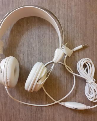 Cuffie audio on-ear colore bianco