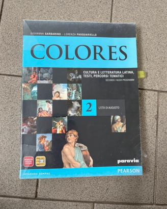 Libro di letteratura latina “Colores 2”