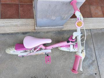Bici Barbie per bambina misura 14 pollici