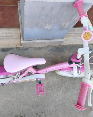 Bici Barbie per bambina misura 14 pollici