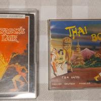 Dragon's Lair & Thai Boxing Tape Commodore 64/128