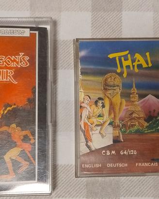 Dragon's Lair & Thai Boxing Tape Commodore 64/128