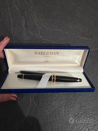 Waterman Paris con scatola originale in pelle blu