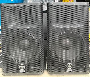 Coppia casse yamaha DXR12