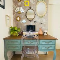 Scrivania stile chippendale