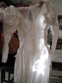 Abito da sposa colore bianco, tg. 42