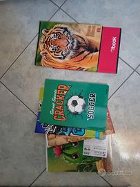 Quaderni italiano riga terza elementare