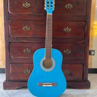 Chitarra classica blu