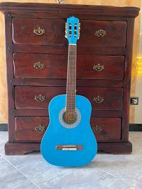 Chitarra classica blu