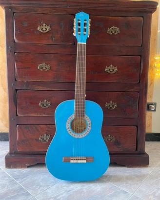 Chitarra classica blu