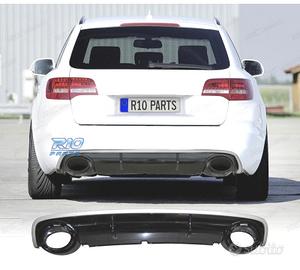 DIFFUSORE PER AUDI A6 C6 SEDAN AVANT 04-08 LOOK RS