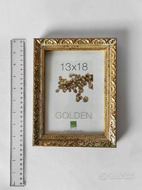 Cornice legno dorato 13x18