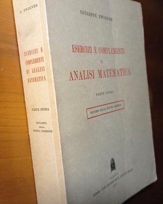 Esercizi/Complementi di Analisi 1 - Zwirner - 1973