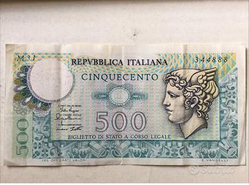 500 lire di carta