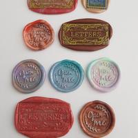 sigilli in cera lacca adesivi lettere biglietti