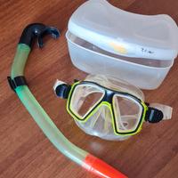 Maschera e boccaglio seac sub, snorkel, adulto