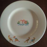 Piatto di Richard Ginori per Mulino Bianco anni 80