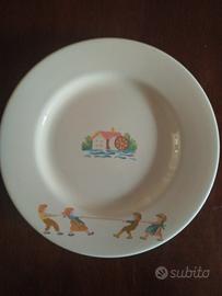 Piatto di Richard Ginori per Mulino Bianco anni 80