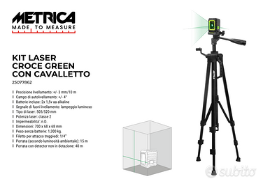 Livella laser con cavalletto