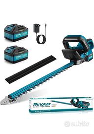 Tagliasiepi a Batteria con 2x 4000mAh
