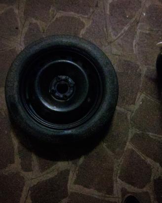 ruotino di scorta, Fiat Panda, 125 80 r15