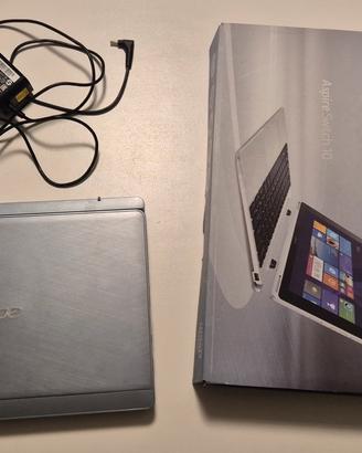 acer aspire switch 10+caricatore+scatola originale