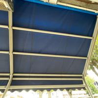 tenda per esterno con struttura 