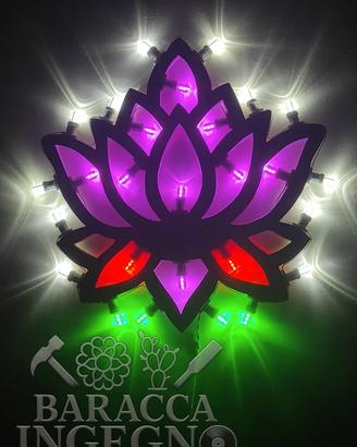Luminaria Salentina - Fiore Di Loto 65x65 cm