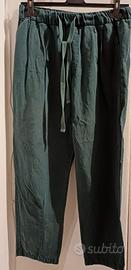 Pantaloni Zara Verde Bosco - Taglia XS - Comodi e