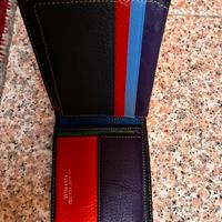 Portafoglio pelle colorata