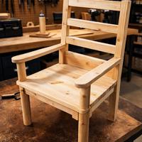 Sedia bambini artigianale