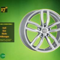 Cerchio in Lega Mak 17" per ricambio o scorta