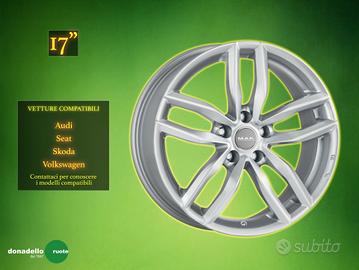 Cerchio in Lega Mak 17" per ricambio o scorta